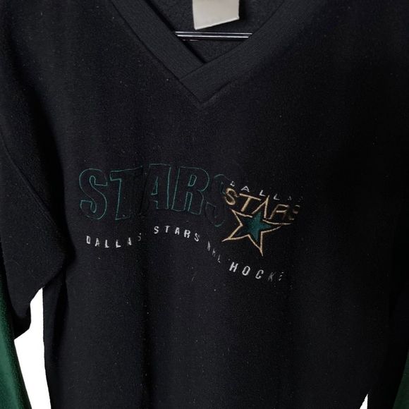 VTG NHL Dallas Stars Fleece Pullover Small - Picture 2 of 4